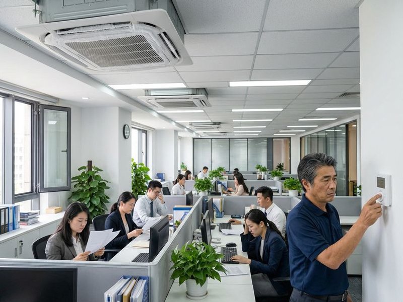 Office air conditioning energy efficiency