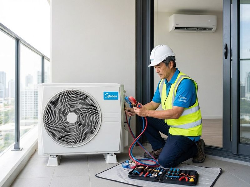 Midea aircond service